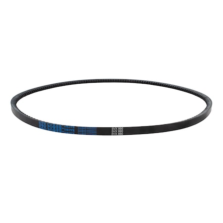 D&D 5VX890 Cogged, Wedge V-Belt, 89 in Outside Length, 5/8 in Top Width, 17/32 in Thickness, 1 Ribs 5VX890